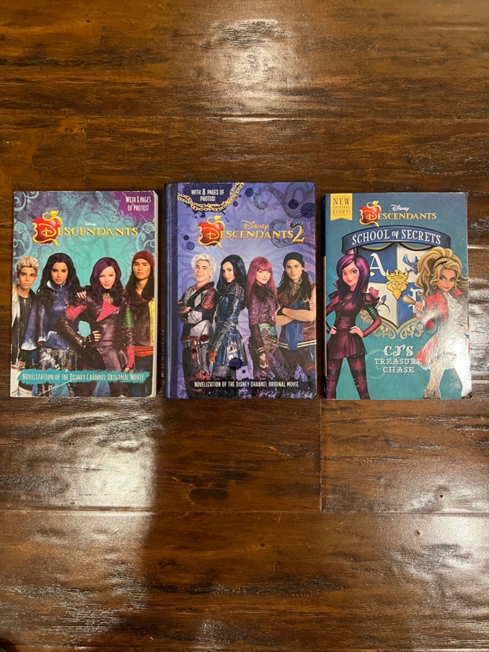 Disney Descendants, Descendants 2, and School of Secrets (3 Books) YA Novels